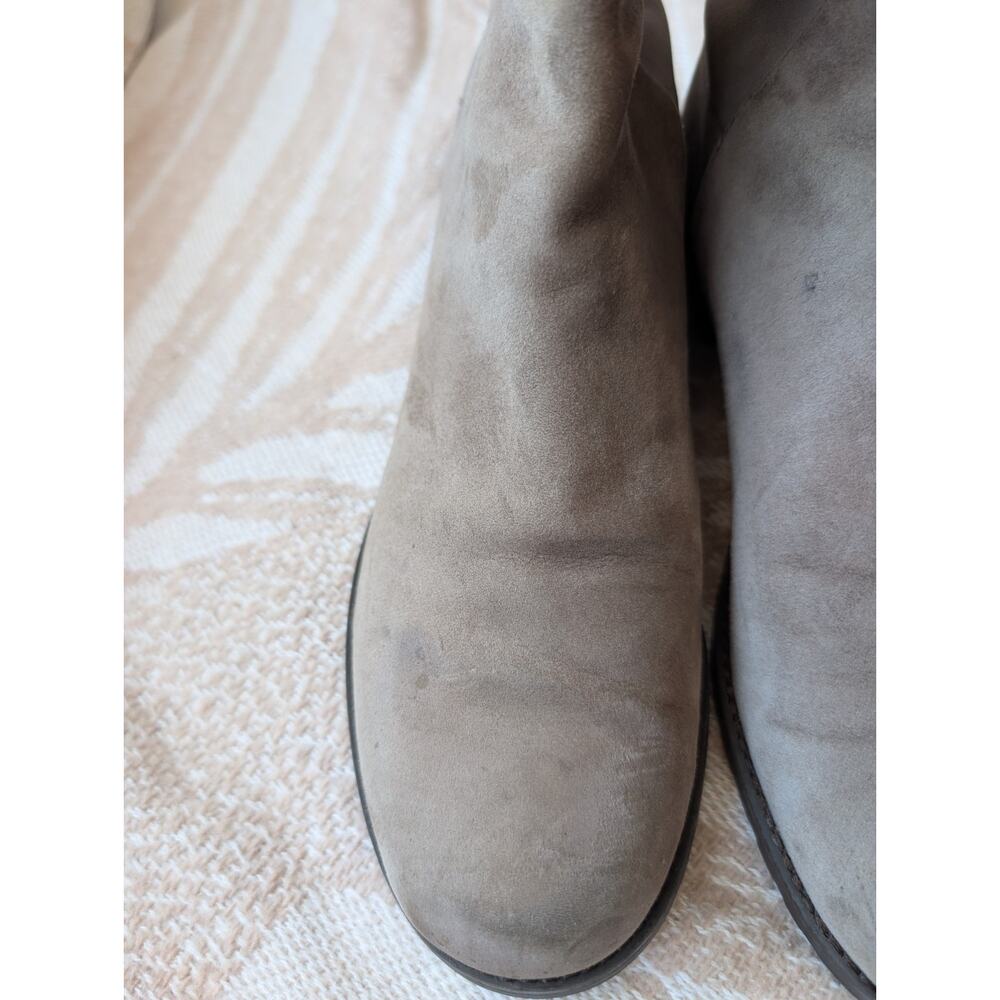 Stuart Weitzman 5050 Over the Knee Taupe Suede Boot Sz 8.5B - Picture 6 of 13